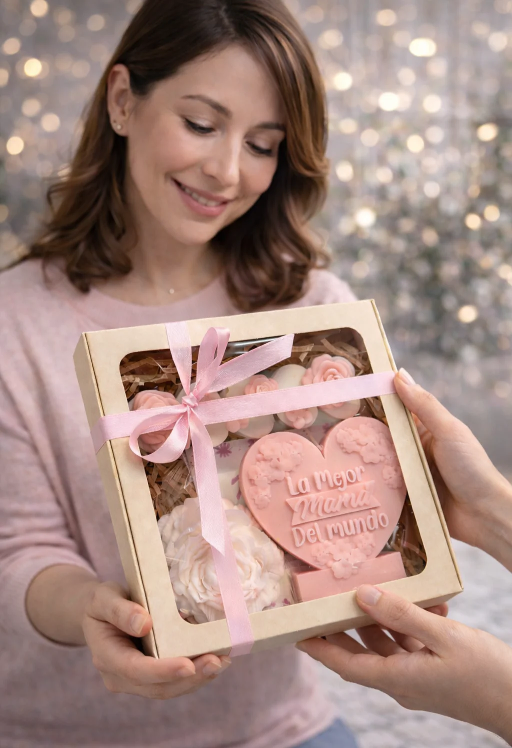 Vela corazón mamá